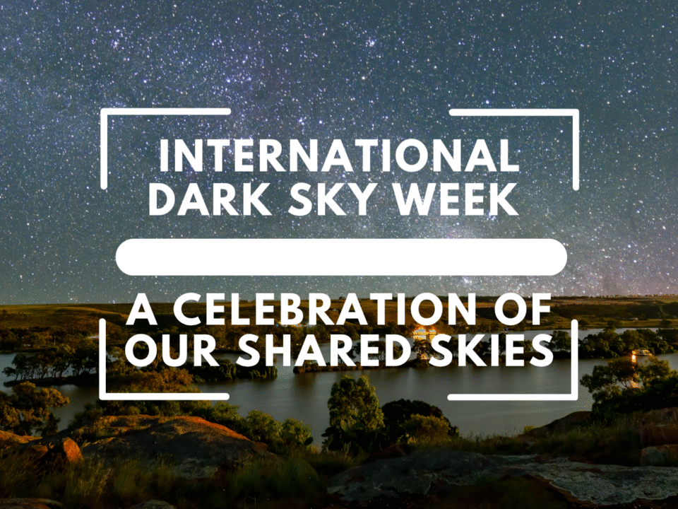 Stargazing at Swan Reach Dark Sky Hub during International Dark Sky Week with clear night sky and Milky Way visible